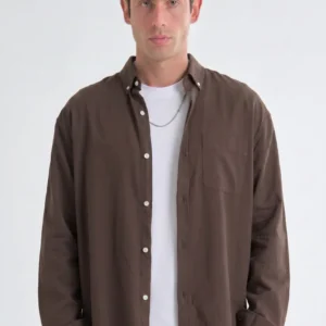Navy Pinpoint Shirt 3 - white, L