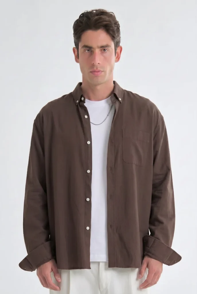 Navy Pinpoint Shirt 3